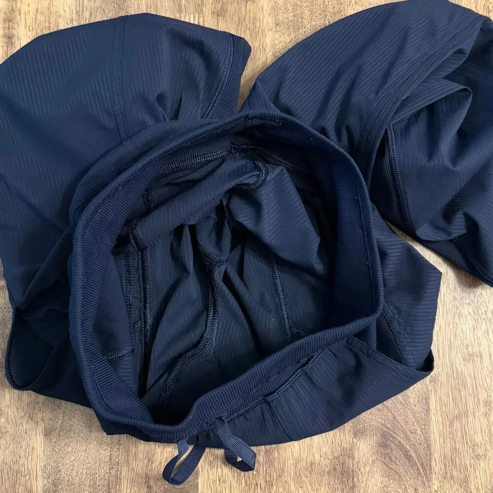 Lululemon Dance Studio Crop Mid Rise Pant 25” On The Move Athleisure Navy Size 2